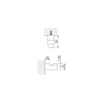 Крючок для полотенца Steinberg Серия 420, из латуни, хром 420 2400