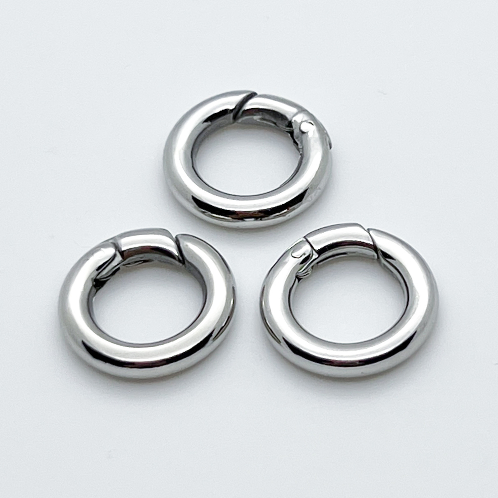 Замок-карабин, сталь, размер 15 мм, цена за 1 шт