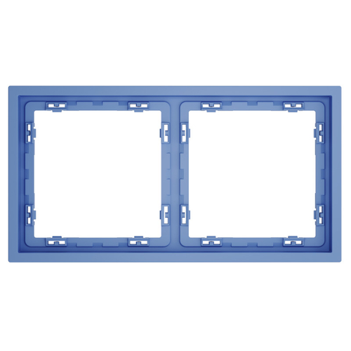 Рамка пластиковая VOLTUM S70 на 2 поста, (деним)