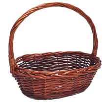 Корзина "Овал" коричневая 42см*34см*16см*43см - купить не дорого в Москве
