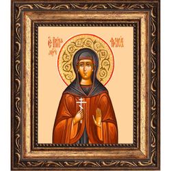 Ирина Фролова преподобномученица, послушница. Икона на холсте.