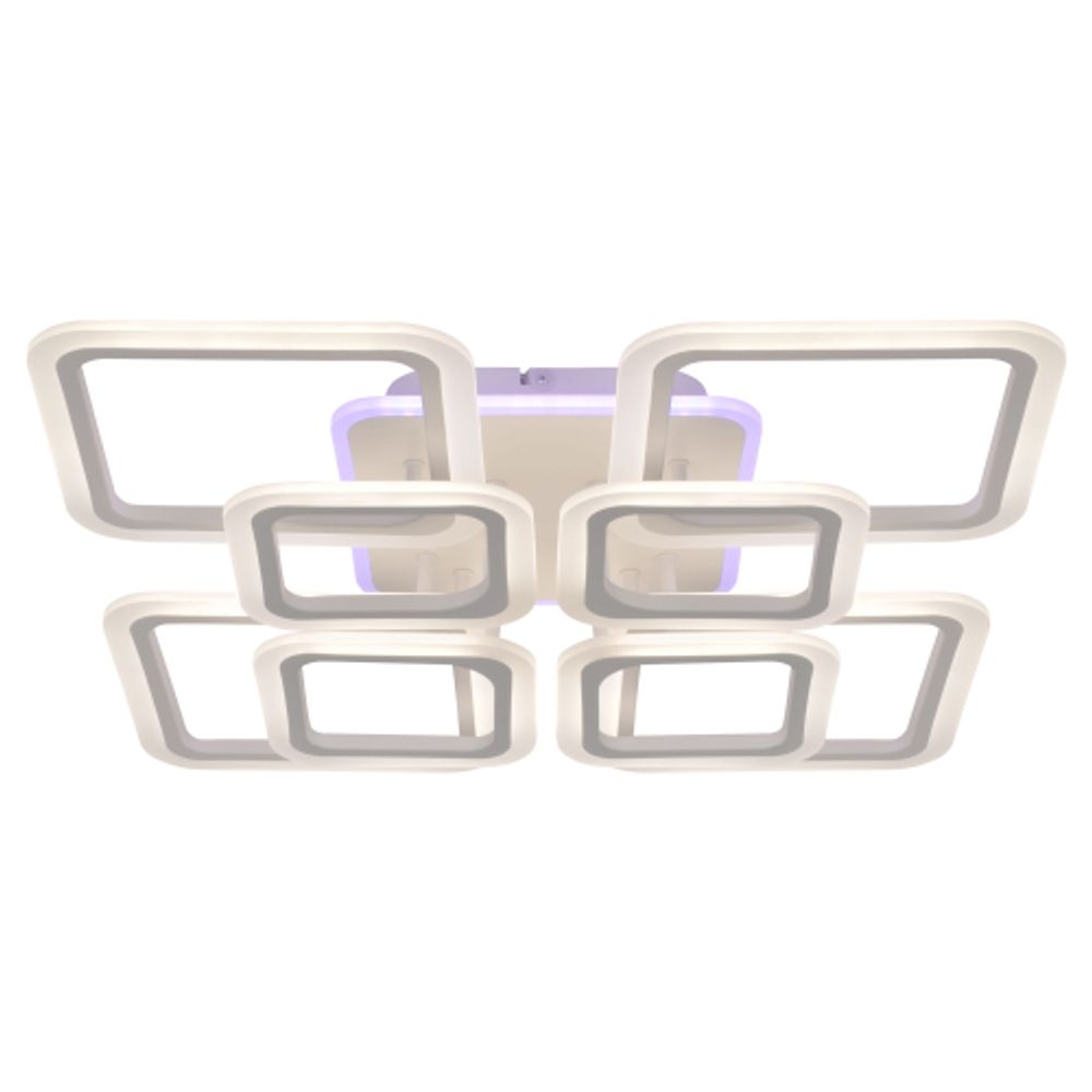 Светильник потолочный светодиодный Rivoli Iana 6202-702 155 Вт LED RGB 3000К-6000К модерн с пультом белый | 