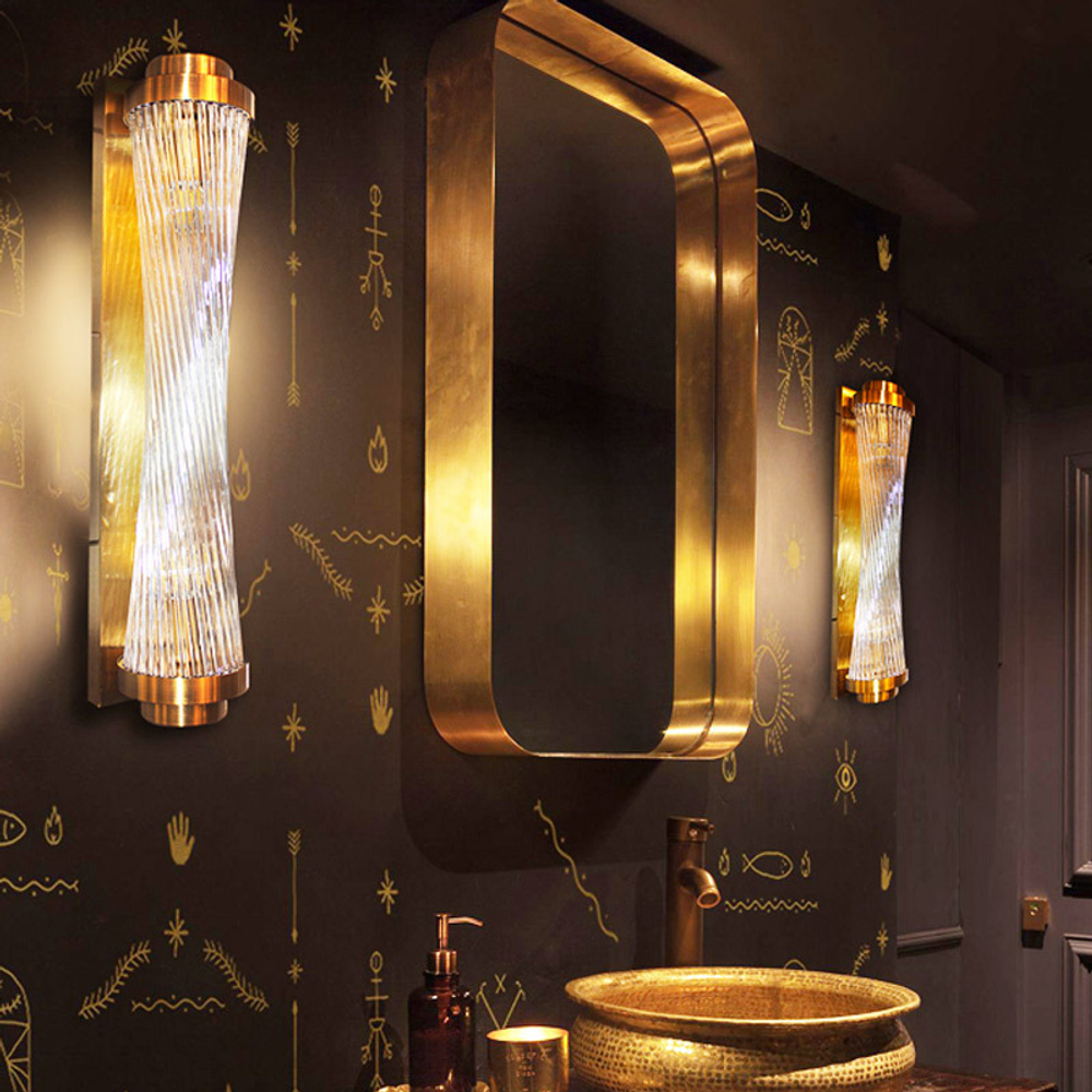 Бра Cloyd KIZY-A W2 / выс. 61 см - латунь (арт.20142)