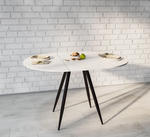 Стол обеденный Элип (конус) каркас чёрный