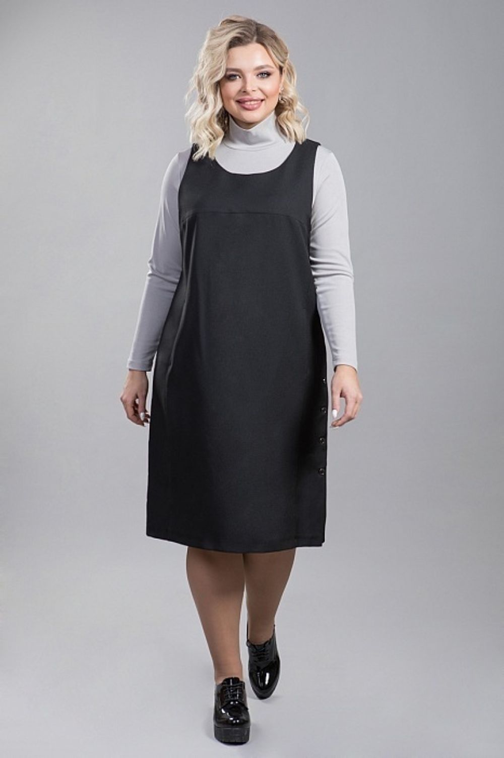 Сарафан 797 черный Novita (Акция)