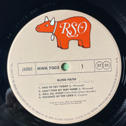 Винтажная виниловая пластинка LP Eric Clapton Blind Faith (Japan 1979) (No ObI)