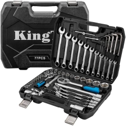 Набор инструментов 77пр. 1/4'', 1/2'' KINGTUL KT-KT77
