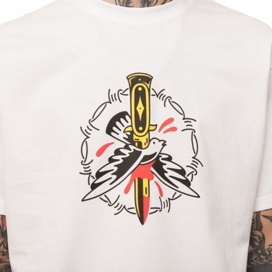 Футболка ЮНОСТЬ Голубь мира Белый