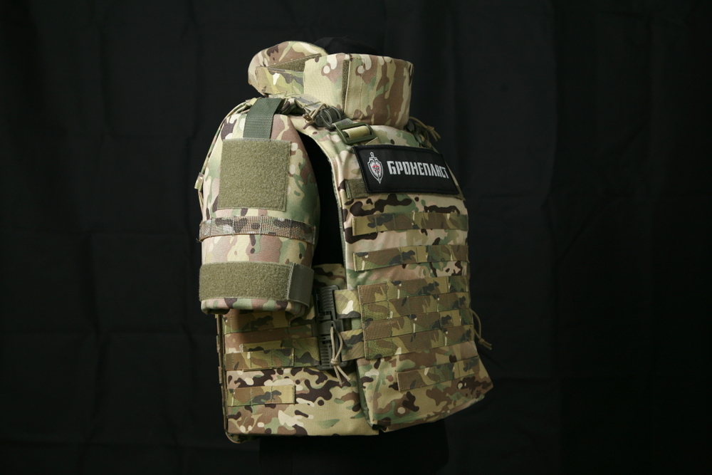 Жилет М2 + плечи + защитные вставки СВМПЭ Бр1, С2