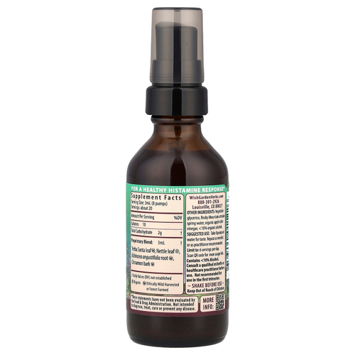 WishGarden Herbs, Kick-Ass ™ Allergy, для беременных, 59 мл (2 жидк. Унции)