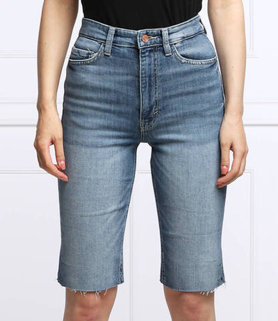 шорты 80s GUESS - голубой(W2GD24 D4MS2)