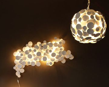 Wall lamp pandore round disk