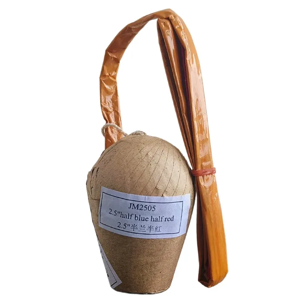 JM2505 Красно‑синий Инь‑Ян 2,5: люсткугель 63 мм половина красная, половина синяя.