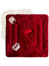Теплый красный конверт-одеяло на выписку &quot;Императорский&quot;