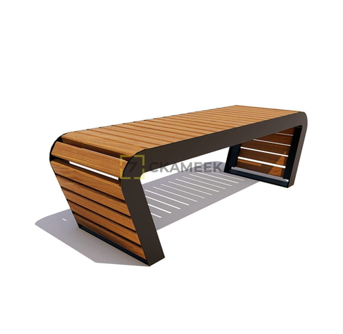 Садово-парковая скамейка «Времена года» (1,2 м термоясень)