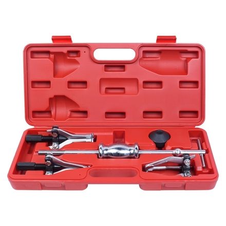 Цена на МАСТАК (100-31005C) Обратный молоток для внутренних и внешних подшипников, 15-80 мм, кейс, 6 предметов