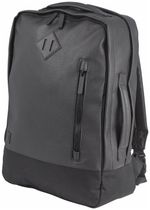 Рюкзак BRAUBERG молодежный с отделением для ноутбука, "Квадро", искуственная кожа, черный, 44х29х13 см, 227088