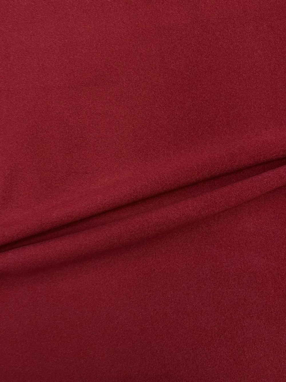 Шерсть с кашемиром пальтовая Max Mara брусничная