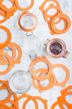 Набор из 6 резиновых подкладок для банок clip top