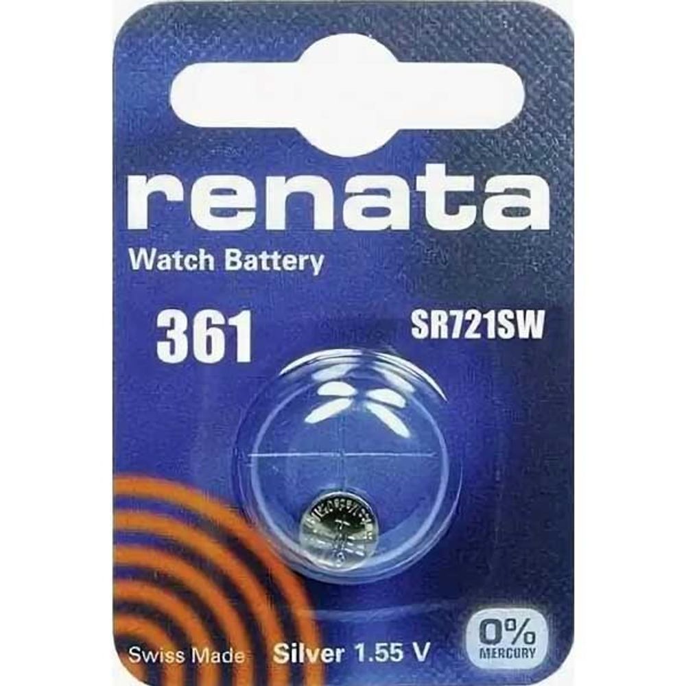 Батарейка для часов Renata 361