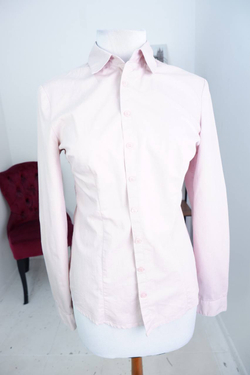 Рубашка удлиненная, визуально 44 размер