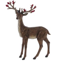 GAEM Фигурка декоративная "Олень", L25 W8,5 H35 см