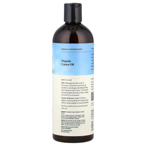 Sky Organics, Органическое касторовое масло, кондиционирующее масло, 473 мл (16 жидк. Унций)