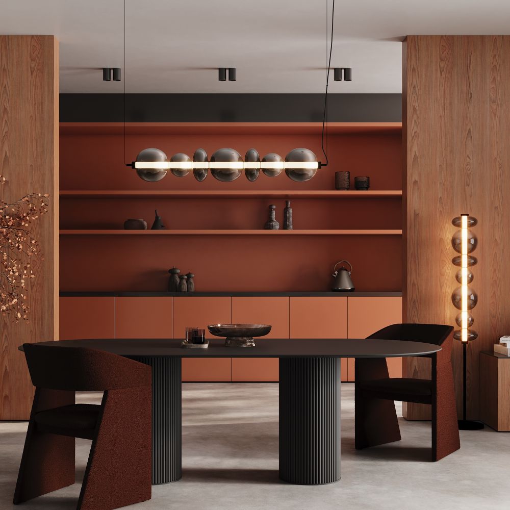 Люстра подвесная светодиодная Maytoni   MOD307PL-L40BS3K