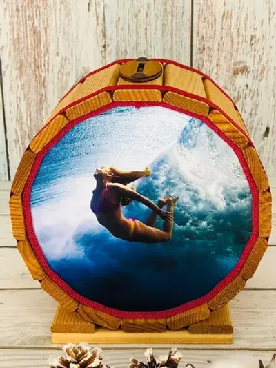 Копилка-бочка "Волна"