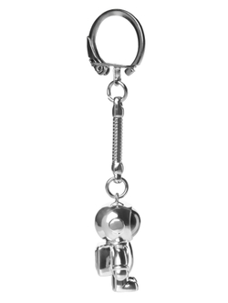 Обвес большой из серебра со вставкой из выращенного изумруда