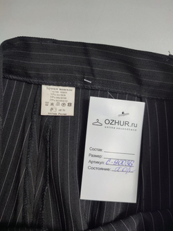 Брюки классические в полоску 48 размер