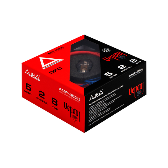 Комплект подкл. AURA AMP-4508 4*8GA OFC