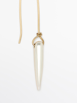 Massimo Dutti Серьги «Маятник», золотистый