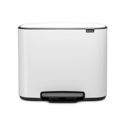 Мусорный бак Bo Pedal Bin 11+23л Brabantia Белый