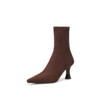 VANDEELEN Suede Ankle Boots 7.5cm Women"s