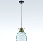 806114 Подвес NUBELLA 1х12W (led) E27 ЧЕРНЫЙ/БРОНЗА/ГОЛУБОЙ