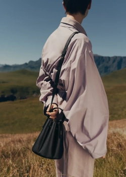 POLENE СУМКА NUMERO HUIT MINI, ЧЕРНЫЙ