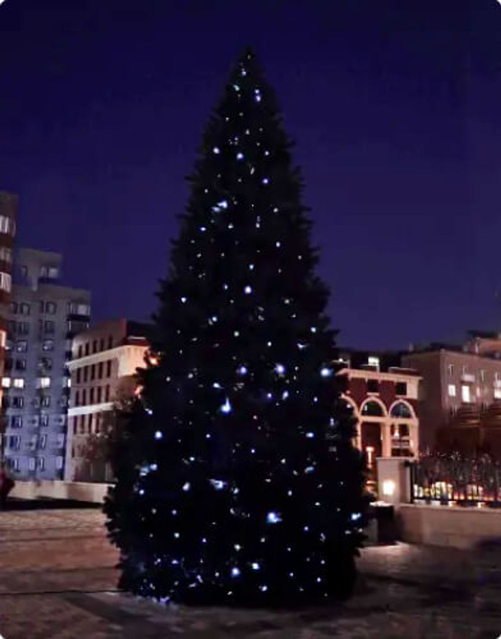 Уличная гирлянда "Мерцающие огни" 24В - для елок от 3 до 22 м