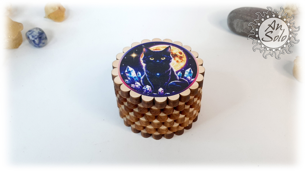 Мини-шкатулка "Кошка хранительница"