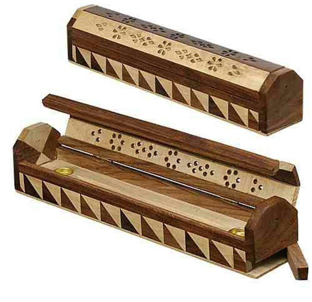Подставка под благовония Пенал, деревo, 25x4x5 см