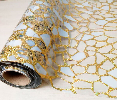 Клеенка Термо 60см*20м прозрачная с рисунком, 1100B