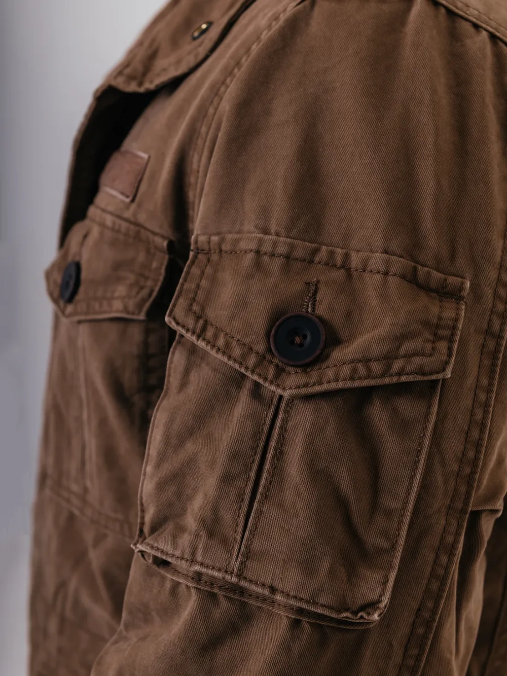 Куртка хлопковая летняя милитари демисезонная