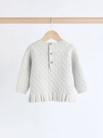 Вязаный джемпер и легенсы в комплекте для малышей Next Q94-934, Мятный