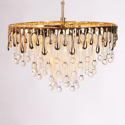 Люстра Cloyd CAPULETTI C9 / Ø49 см - золото (арт.11204)