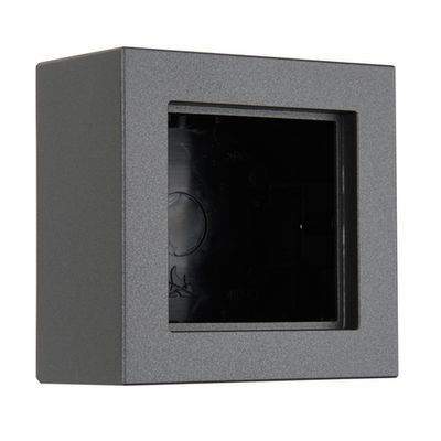 Коробка для накладного монтажа 1-местная LIREGUS EPSILON PMD-001.E/J, антрацит
