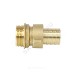 Переходник штуцерный латунь разъемный для шланга Дн 25х1" НР 9104 Aquasfera 9104-05