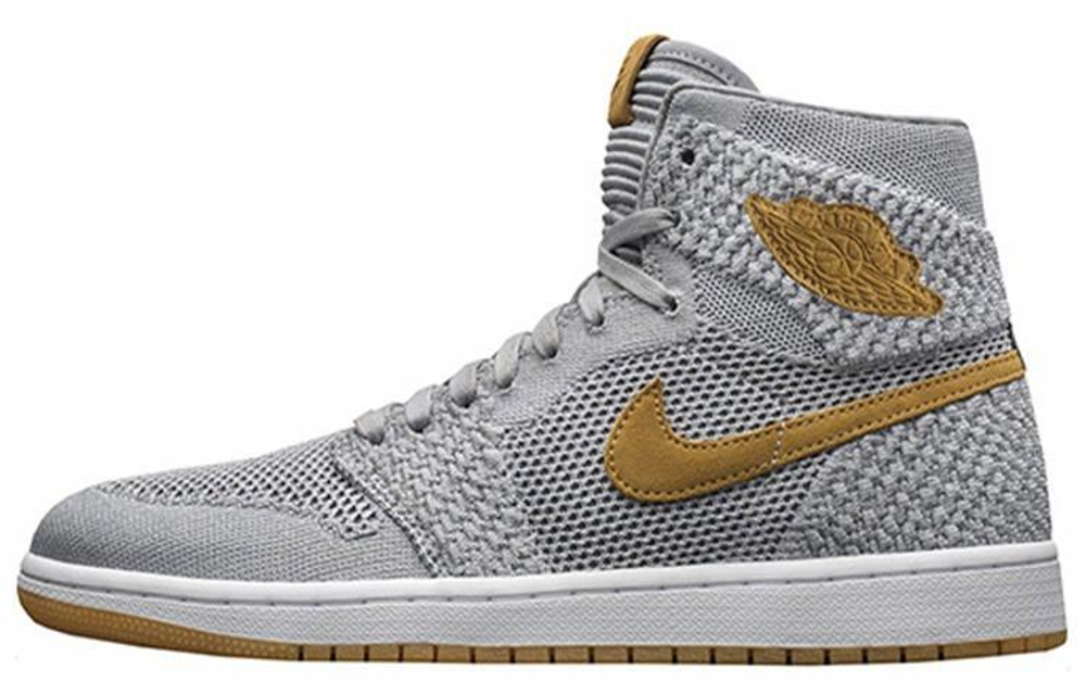 Кроссовки Jordan Air Jordan 1 Retro High Flyknit Wolf Grey