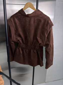 Куртка-пиджак женcкий артикул 989 цвет "шоколад"