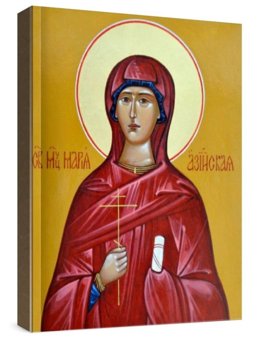 Мария Азийская (рукописная икона)