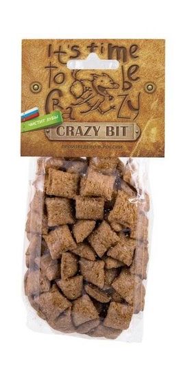 Titbit Crazy Bit Хрустящие подушечки с Ягненком лакомство для собак 65 гр